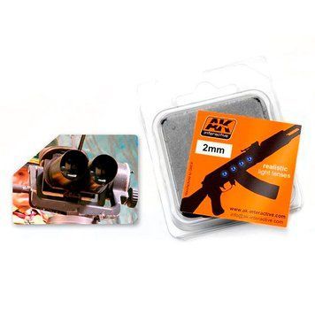 Лінза для моделей Оптична (Light Lenses Optic Colour) 2 мм AK-Interactive AK224 AK224 фото