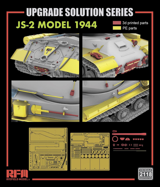 Набір деталювання для танка 1/35 ІС-2 мод. 1944 (RM-5160) Rye Field Model RM-2118 , набір деталювання ІС-2 РФМ RM-2118 фото