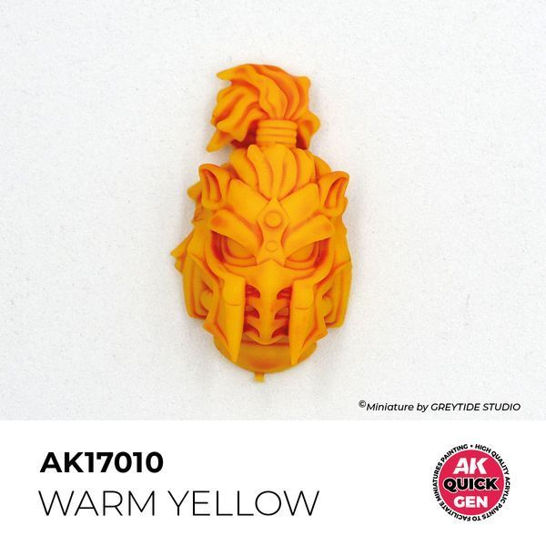 Акрилова фарба WARM YELLOW / Теплий жовтий QUICK GEN COLOR AK-interactive AK 17010 AK17010 фото