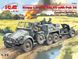 Збірна модель ICM 1/72 Krupp L2H143 Kfz.69, німецький артилерійський тягач з гарматою Pak 36 (72461) ICM72461 фото 2