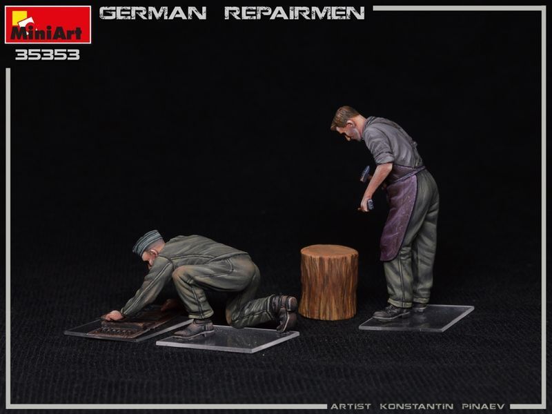 Немецкие ремонтники 1/35 MiniArt 35353 , сборная модель техники Миниарт MA35353 фото