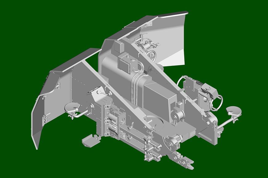 Німецький дослідний зенітний ракетний комплекс 1/35 Rheintochter I Trumpeter 02357 , збірна модель Рейнтохтер TR02357 фото