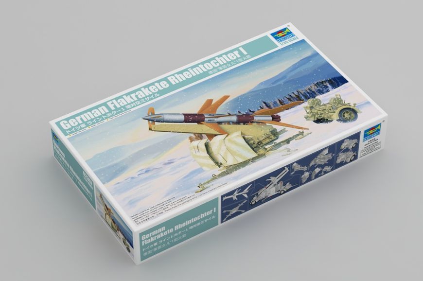 Німецький дослідний зенітний ракетний комплекс 1/35 Rheintochter I Trumpeter 02357 , збірна модель Рейнтохтер TR02357 фото