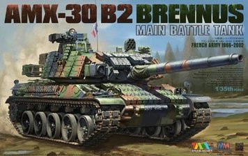 Збірна модель 1/35 Французький танк AMX-30 B2 BRENNUS Tiger Model 4604 TM4604 фото