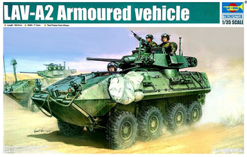 Американская боевая машина пехоты 1/35 LAV-A2 Trumpeter 01521 , сборная модель бмп ЛАВ Трумпетер TR01521 фото