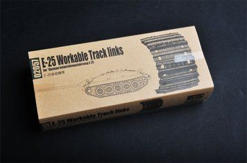 Немецкие траки 1/35 для Entwicklungsfahrzeug E-25 Trumpeter 02057 , набор деталировки для танка Е25 Трумпетер TR02057 фото
