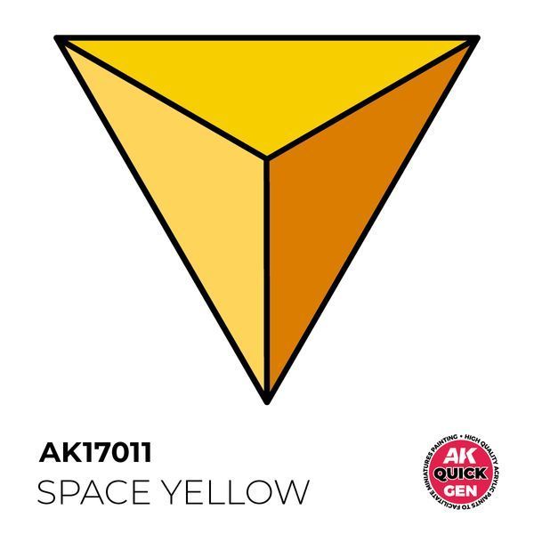 Акрилова фарба SPACE YELLOW / Жовтий космос QUICK GEN COLOR AK-Interactive AK 17011 AK17011 фото