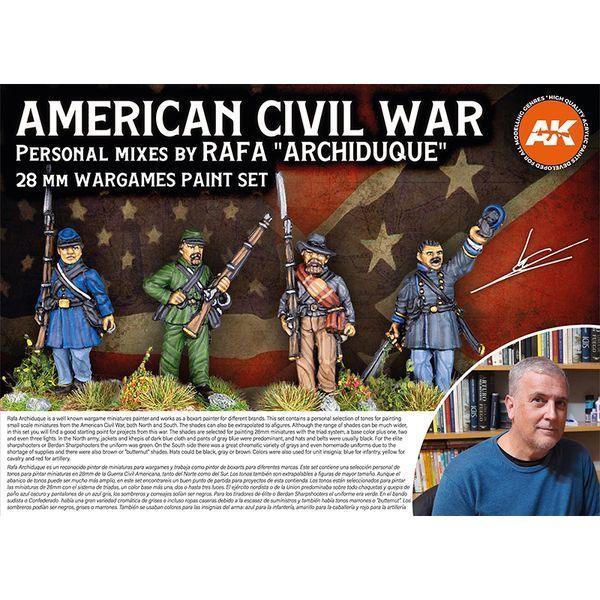 Набір акрилових фарб American Civil War - Signature Set By Rafa "Archiduque" AK-Interactive AK11764 AK11764 фото