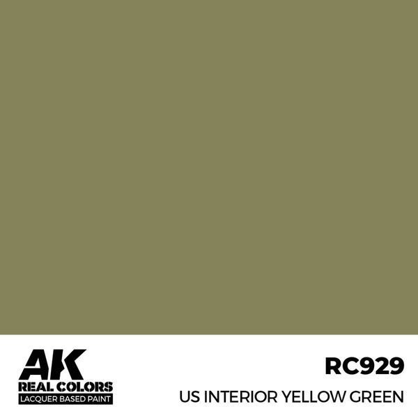 Акрилова фарба Жовто-Зелений Інтер'єру США (US Interior Yellow Green) AK-Interactive RC929 RC929 фото