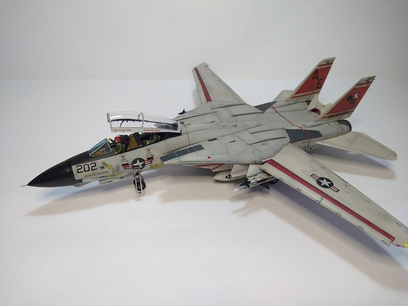 Збірна модель 1/72 американський винищувач F-14A Tomcat (Atlantic FS) Hasegawa HS00544 HS00544 фото