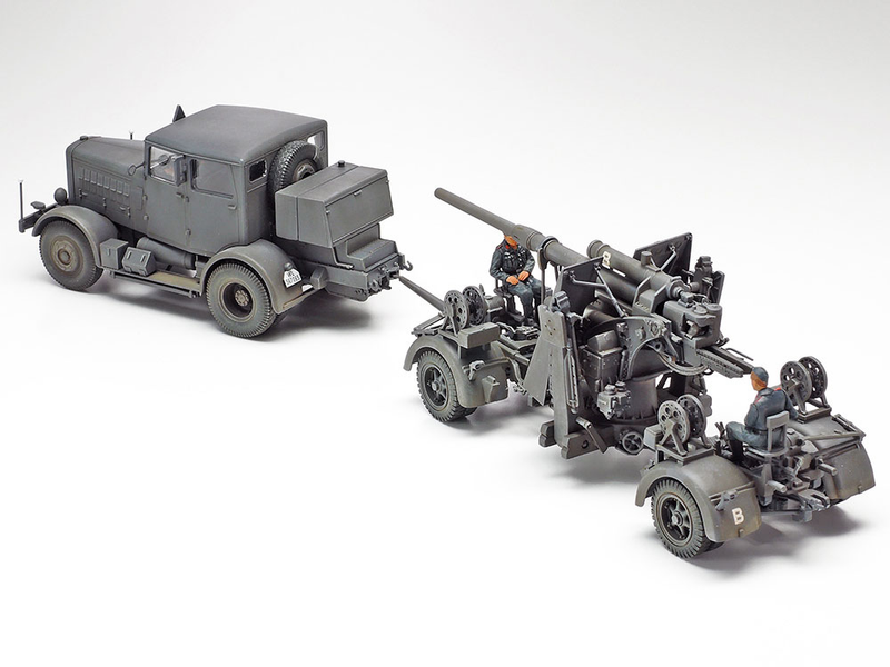Немецкий тягач с пушкой 1/48 SS-100 & 88mm Gun Flak 37 Tamiya 37027 TAM37027 фото