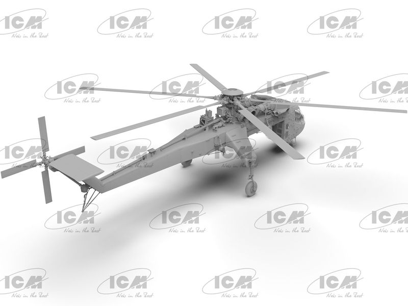 Сборная модель ICM 1/35 Sikorsky CH-54A Tarhe, Тяжелый вертолет США 53054 ICM53054 фото