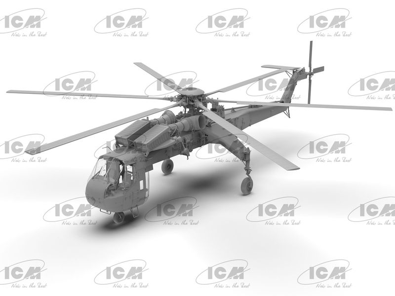 Збірна модель ICM 1/35 Sikorsky CH-54A Tarhe, Важкий гелікоптер США (53054) ICM53054 фото