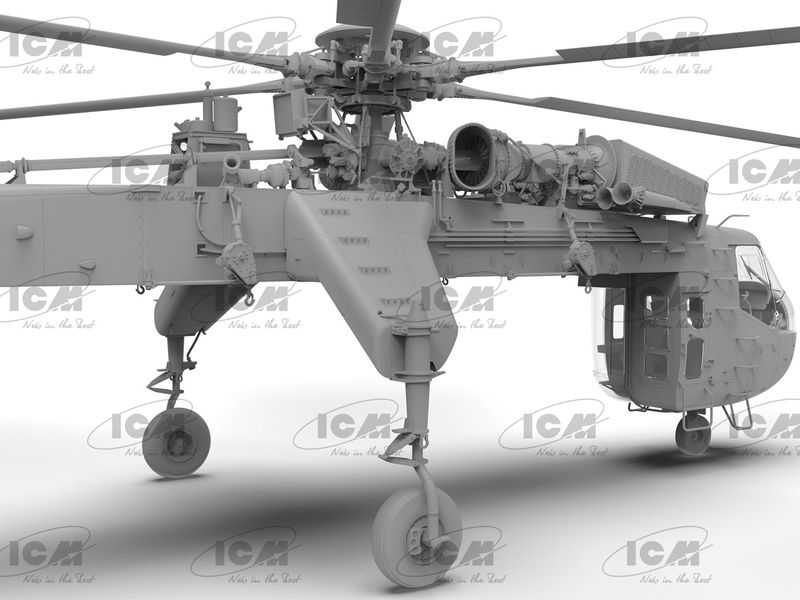 Сборная модель ICM 1/35 Sikorsky CH-54A Tarhe, Тяжелый вертолет США 53054 ICM53054 фото