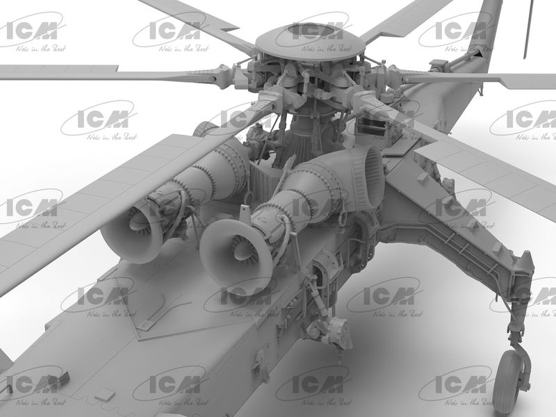 Збірна модель ICM 1/35 Sikorsky CH-54A Tarhe, Важкий гелікоптер США (53054) ICM53054 фото