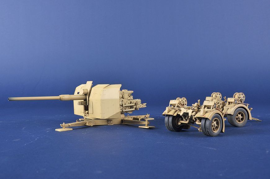 Немецкая зенитная пушка 1/35 8,8 cm Flak 41 Trumpeter 02358 , сборная модель пушка Флак Трумпетер TR02358 фото