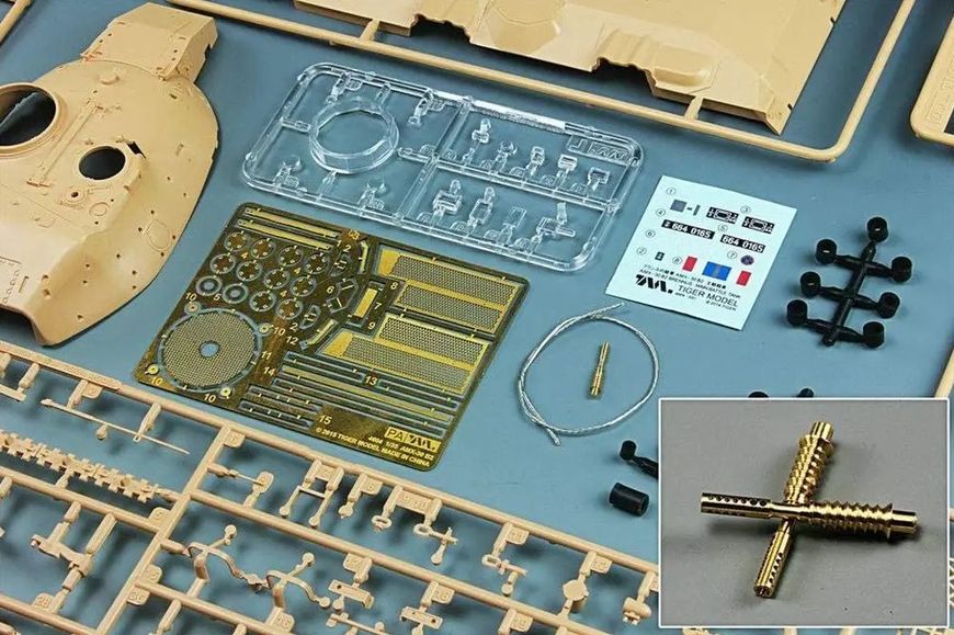 Збірна модель 1/35 Французький танк AMX-30 B2 BRENNUS Tiger Model 4604 TM4604 фото