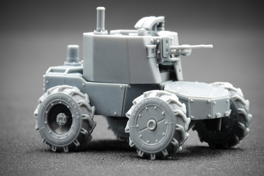 Український наземний дрон 1/35 UGV LIUT MAG Scale X VG-35001 , збірна модель Лють Скейл Х VG-35001 фото