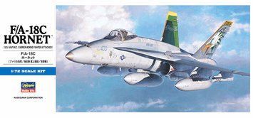 Збірна модель 1/72 американський винищувач F/A-18C Hornet Hasegawa 00438 HS00438 фото