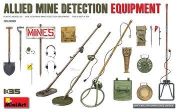 Обладнання для виявлення мін 1/35 (Allied Mine Detection Equipment) MiniArt 35390 , збірна модель Мініарт MA35390 фото