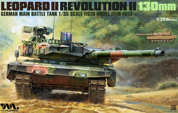 Збірна модель 1/35 Німецький танк LEOPARD II R II 130mm GUN Tiger Model 4613 TM4613 фото