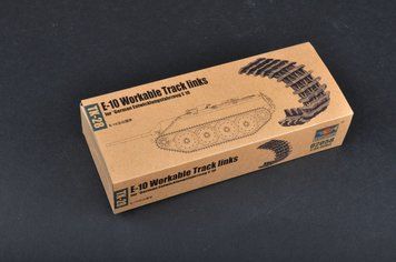 Немецкие траки 1/35 для Entwicklungsfahrzeug E-10 Trumpeter 02058 , набор деталировки для танка Е10 Трумпетер TR02058 фото