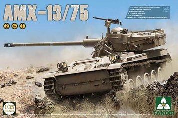 Збірна модель Танк 1/35 I.D.F Light Tank AMX-13/75 Takom 2036 2036 фото