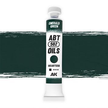 Олійна фарба Смарагдовий Зелений (Emerald Green) AK-Interactive AKABT550 AKABT550 фото