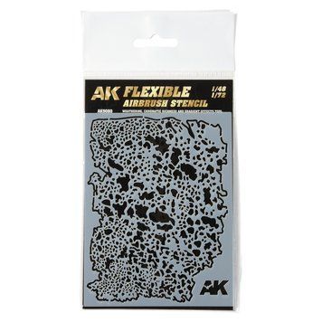 Гнучкий трафарет для аерографії 1/48, 1/72 (Flexible Airbrush Stencil) AK-Interactive AK9080 AK9080 фото
