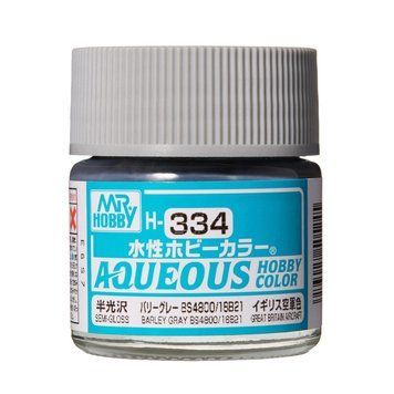 Акриловая краска Aqueous Hobby Colors Серый (Barley Gray BS4800/18B21) Mr.Hobby H334 H334 фото
