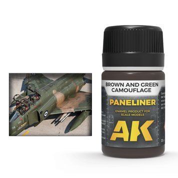 Рідина для виділення розшивки, коричневий та зелений камуфляж AK-interactive AK2071 AK2071 фото