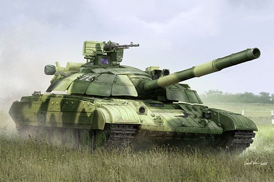 Сборная модель 1/35 Украинский танк T-64БМ Булат Трумпетер 09592 TR09592 фото