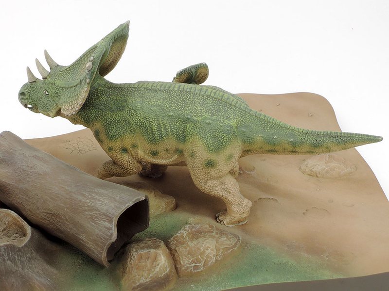 Хасмозавр 1/35 Chasmosaurus Diorama Set Series №1 Tamiya 60101 , збірна модель Тамія TAM60101 фото