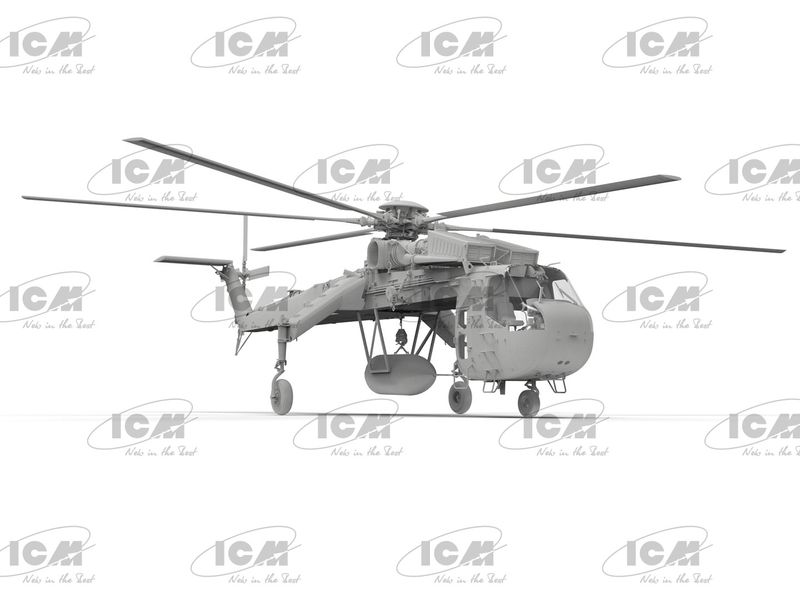 Сборная модель ICM 1/35 Sikorsky CH-54А Tarhe с бомбой М-121 53055 ICM53055 фото