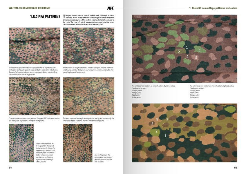 Пособие для моделистов Waffen-SS Camouflage Uniforms AK-Interactive AK130008 AK130008 фото