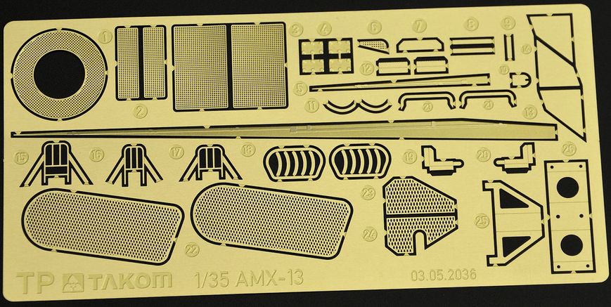 Збірна модель Танк 1/35 I.D.F Light Tank AMX-13/75 Takom 2036 2036 фото