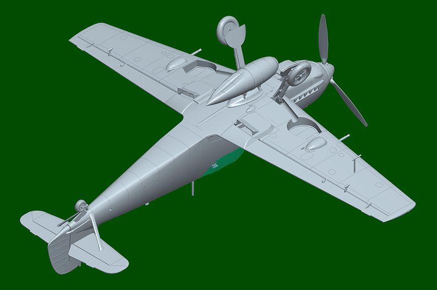 Немецкий истребитель 1/48 Messerschmitt Bf109E-4 HobbyBoss 81792 , сборная модель Мессершмитт Хобибос HB81792 фото