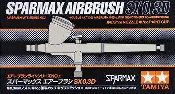 Аэрограф Sparmax Airbrush SX 0.3D (Airbrush Lite Series No.1) Tamiya 74801 TAM74801 фото
