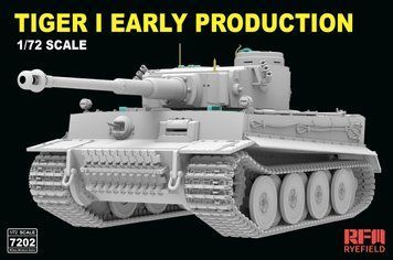 Немецкий тяжелый танк 1/72 Tiger I Early Rye Field Model 7202 , сборная модель танк Тигр РФМ RM-7202 фото