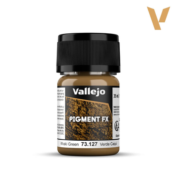 Сухой пигмент &laquo;Зелёный хаки&raquo; Khaki Green 35 мл Vallejo Pigment FX 73127 VAL 73127 фото