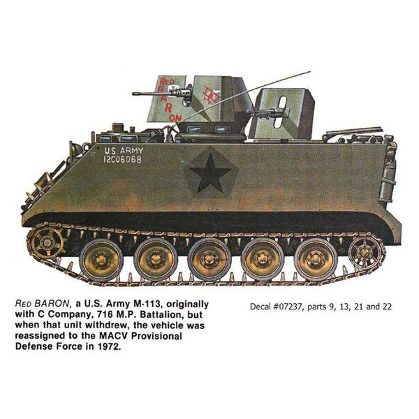 Американський бронетранспортер 1/72 M113 ACAV Trumpeter 07237 , збірна модель бтр Трумпетер TR07237 фото