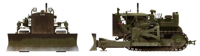 Американский бульдозер 1/35 Caterpillar D4 MiniArt 35195 , сборная модель Миниарт MA35195 фото