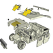 Американський позашляховик 1/72 M1114 HMMWV T-Model TM7201 , збірна модель позашляховик Хамві Т-Модел TML-TM7201 фото 4