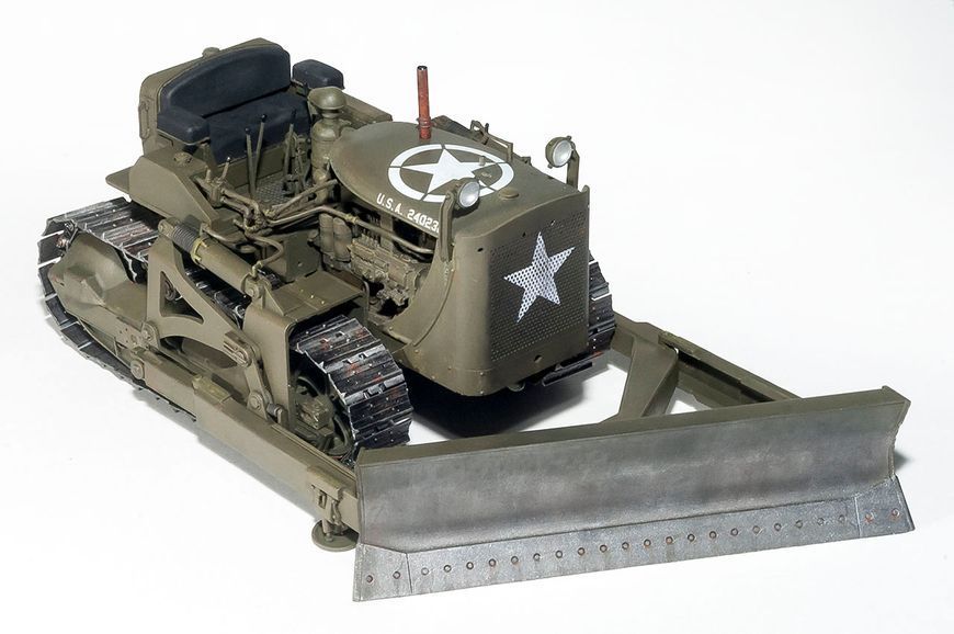Американский бульдозер 1/35 Caterpillar D4 MiniArt 35195 , сборная модель Миниарт MA35195 фото