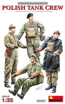 Польский танковый экипаж 1/35 MiniArt 35267 , сборная модель танкисты Миниарт MA35267 фото