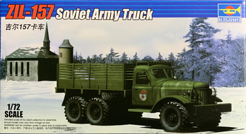 Радянська вантажівка 1/72 ЗІЛ-157 Trumpeter 01101 , збірна модель вантажівка ЗІЛ Трумпетер TR01101 фото