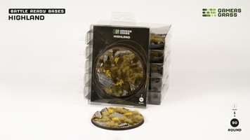 Кругла основа - Гірська місцевість (90 мм / 1 шт) GamersGrass Bases By Shape Highland (Round) GGB-HLR90 GGB-HLR90 фото