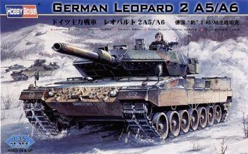 Сборная модель 1/35 немецкий основной танк German Leopard 2 A5/A6 HobbyBoss HB82402 HB82402 фото