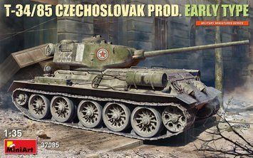 Радянський середній танк 1/35 Т-34/85 ранній (Чехословаччина) (T-34-85 Czechoslovak Early) MiniArt 37085 MA37085 фото