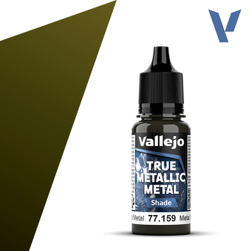 Акрилова фарба Старий метал Темний тон (Aged Metal Shade) Vallejo True Metallic Metal VAL 77159 VAL 77159 фото